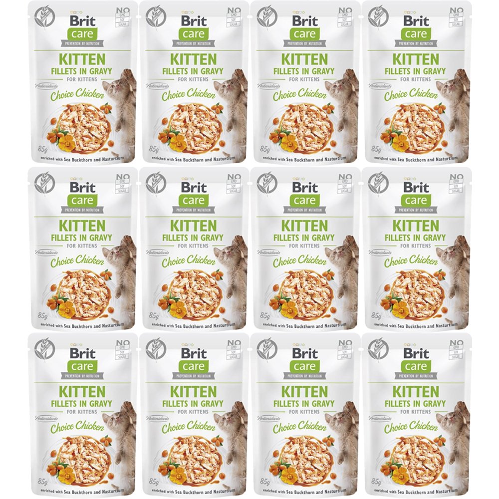 Brit Care Cat Kitten Choice Pouch 12x85g - Brit | Sklep EMPIK.COM
