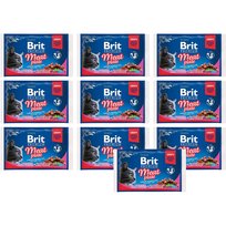 Brit Cat Pouches MEAT PLATE 40x100g
