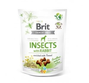 Brit Crunchy Snack Insects&Rabbit&Fennel 200g - Brit