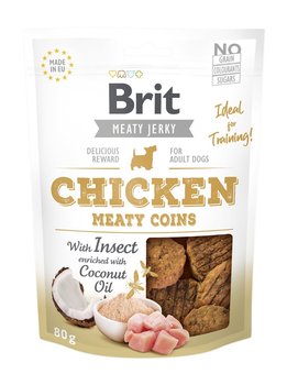 Brit Jerky Snack - Chicken Meaty Coins with Insect 80g - Brit