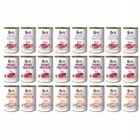 Brit MONO PROTEIN mix smaków 24x400g