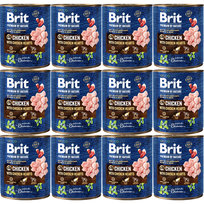 Brit Premium By Nature Chicken&HEARTS 12x800g