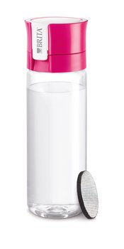 Brita, butelka z filtrem i wkładem, różowa, 600 ml - Brita