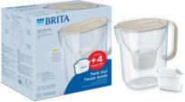 BRITA Dzbanek Essential XL piaskowy + 4 wkłady filtrujące MAXTRAPRO Pure Performance