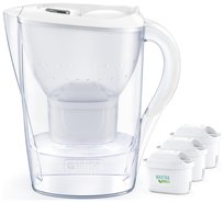 Brita, Dzbanek Filtrujący Marella+3 Maxtra Pro, Biały, 2,4 L