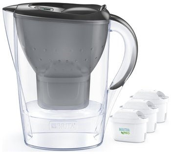 Brita, Dzbanek Filtrujący Marella+3 Maxtra Pro, Szary, 2,4 L - Brita