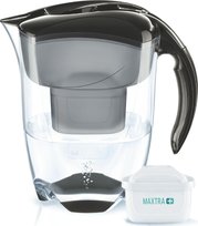 Brita, dzbanekz filtrem i wkładem, Brita Elemaris Xl Czarny Mx+ Pure 3,5L