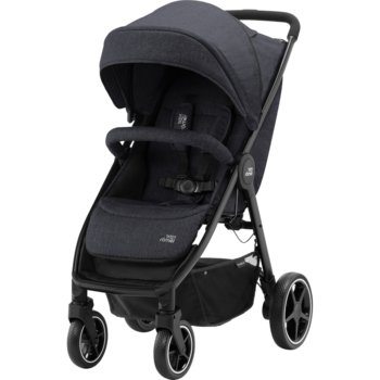 Britax Romer, B-Agile M, Wózek spacerowy, Black Shadow  - Romer