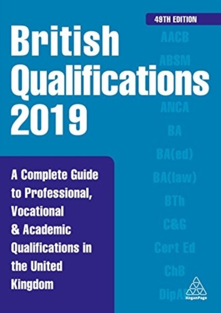 British Qualifications 2019: A Complete Guide To Professional ...