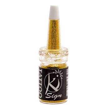 Brokat do ciała, 7 ml, złoty - Ki-Sign