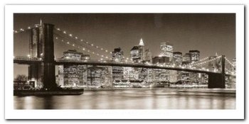 Brooklyn Bridge plakat obraz 100x50cm - Wizard+Genius