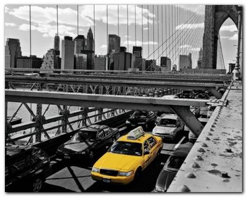 Brooklyn Bridge plakat obraz 50x40cm - Wizard+Genius