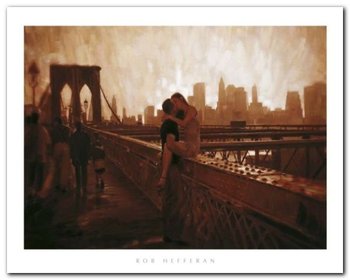 Brooklyn Bridge plakat obraz 50x40cm - Wizard+Genius