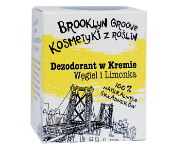 Brooklyn Groove, Dezodorant w kremie Węgiel i Limonka - Brooklyn Groove