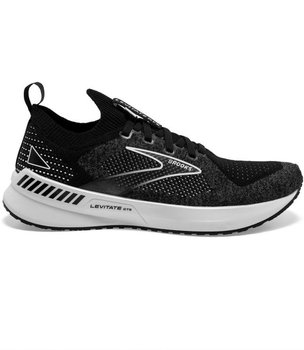Brooks, Damskie buty do biegania Levitate Stealthfit Gts 5, czarno-białe, rozmiar 40 - Brooks