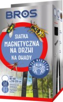 BROS Moskitiera Siatka na drzwi magnetyczna biała 100x220cm BROS