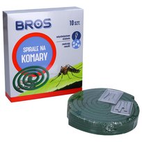 Bros SPIRALA ODSTRASZACZ NA KOMARY MESZKI 10 szt BROS