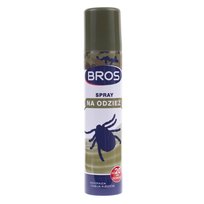 Bros, spray na odzież - odstrasza i zabija kleszcze, 90 ml Bros
