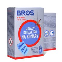 BROS WKŁADY PŁYTKI DO ELEKTRO NA KOMARY 20szt. BROS
