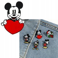 BROSZKA DISNEY MYSZKA MIKI #2 PRZYPINKA DO UBRAŃ OZDOBNA CROCS PIN KLIPS Inna marka