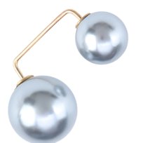 Broszka z Perłami Szara Złota Ozdobna do Sukienki Dekoltu Lekka i Subtelna