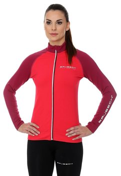 Brubeck, Bluza sportowa damska, Athletic, malinowy, rozmiar XL - BRUBECK