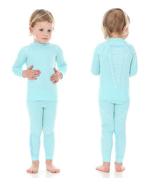 Brubeck, Koszulka dziewczęca termiczna, Thermo Junior, błękitny, rozmiar 104/110 - BRUBECK