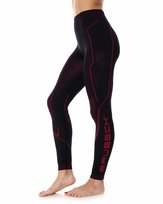 Męskie legginsy do biegania Brubeck RUNNING FORCE LE11460A black