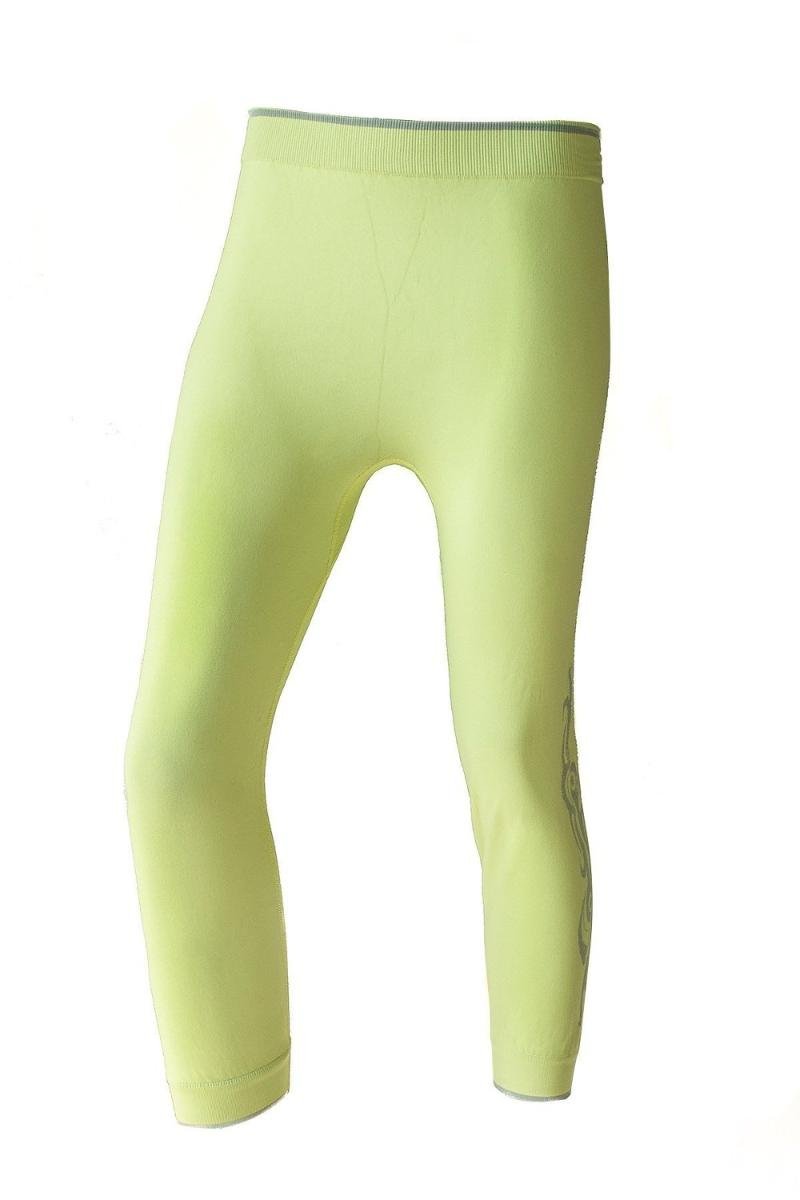 Zdjęcia - Bielizna termoaktywna Brubeck , Spodnie damskie 3/4 termiczne, Fit Balance, zielony, rozmiar L 