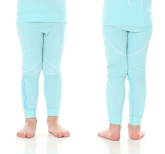 Фото - Термобілизна Brubeck , Spodnie dziewczęce termiczne, Thermo Junior, błękitny, rozmiar 10 