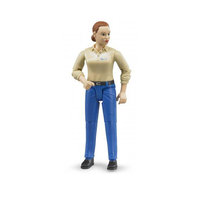 Bruder, Figurka kobiety białej w niebieskich dżinsach, 060408