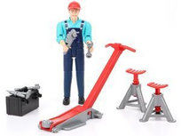 Bruder, Figurka mechanika z narzędziami warsztatowymi, 062100