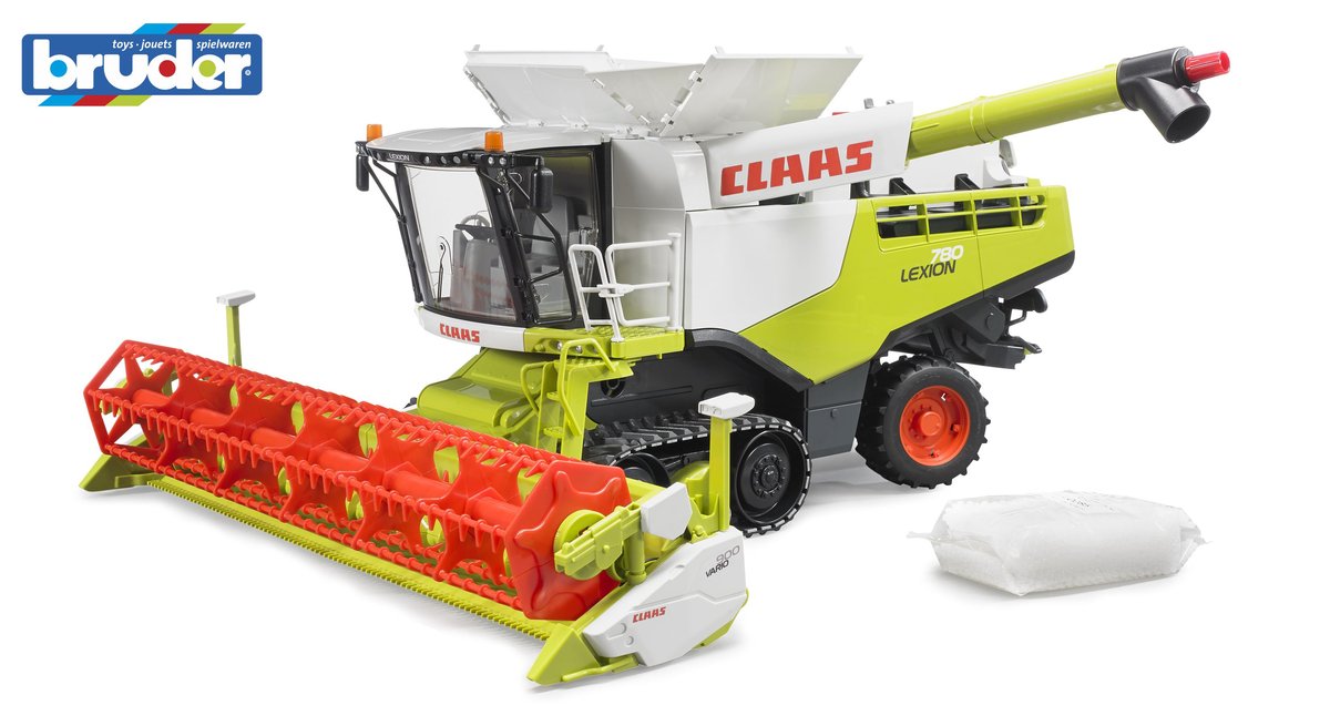 Bruder, Kombajn zbożowy wielki Claas Lexion 780 Terra Trac, 02119