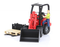 Bruder, Ładowarka Schaffer Hoflader 2034 z figurką i akcesoriami, 02191