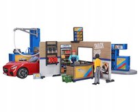 Bruder, Stacja paliw z myjnią i z autem czerwonym Roadstar, 062111