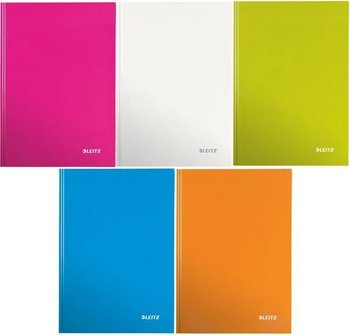 Brulion Leitz Wow A4/80k Kratka, Różowy - Leitz