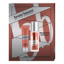 bruno banani magnetic woman dezodorant w sprayu 75 ml   zestaw