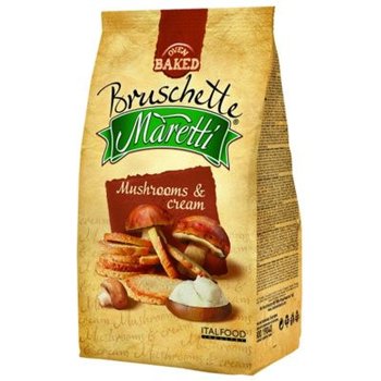 Bruschette Maretti, Chrupki chlebowe z grzybami w śmietanie, 70 g - Bruschette Maretti