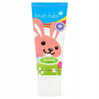 Brush-Baby, Pasta Do Zębów Dla Dzieci W Wieku 0-3 Lat, Jabłkowo-Miętowa, 50ml