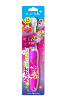 BRUSH-BABY - szczotka soniczna KIDZSONIC JEDNOROŻEC dla dzieci w wieku 3+ lat - BRUSH-BABY