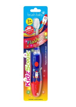 BRUSH-BABY - szczotka soniczna KIDZSONIC Rakieta dla dzieci w wieku 3+ lat - BRUSH-BABY