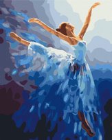 Brushme, Malowanie Po Numerach, Air Ballerina, 40x50 Cm Brushme