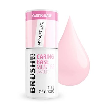 BrushUp!, Caring Base baza hybrydowa do paznokci My Soft Spot 5g - BrushUp!