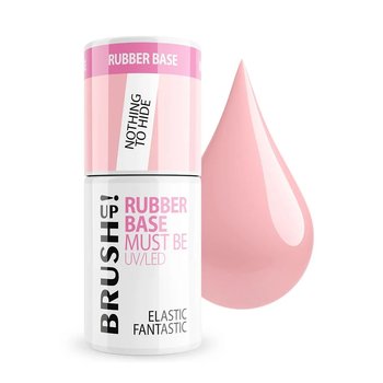 BrushUp!, Rubber Base baza hybrydowa do paznokci Nothing To Hide 5g - BrushUp!