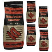 Brykiet z węgla drzewnego 2 kg x 5 sztuk