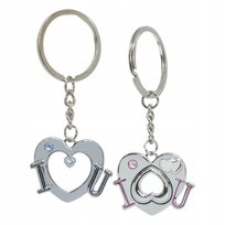 Brylok na walentynki, dla par, I love you