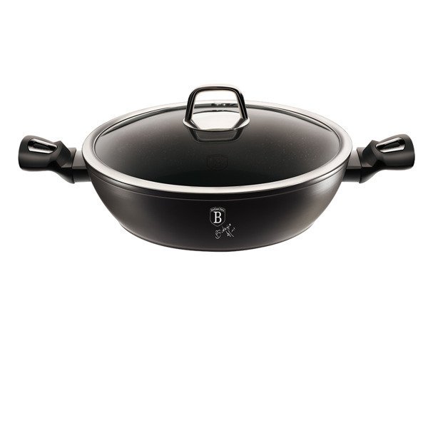 Brytfanna Berlinger Haus Black Silver Collection, czarny, z pokrywką, 3,8L, 28x7,5 cm