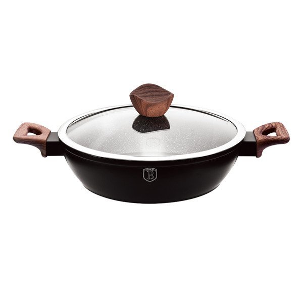 Brytfanna Berlinger Haus Ebony Rosewood Collection, czarny, z pokrywką, 3,8L, 28x7,5 cm