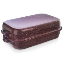 Brytfanna z pokrywką emaliowana 4 l gęsiarka