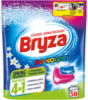 Bryza, Spring Freshness, Kapsułki Do Prania Tkanin Kolorowych, 50 szt. - Bryza